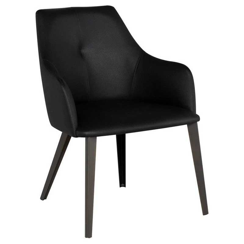 Renee Dining Chair (Matte Bronze Legs) - Image 3