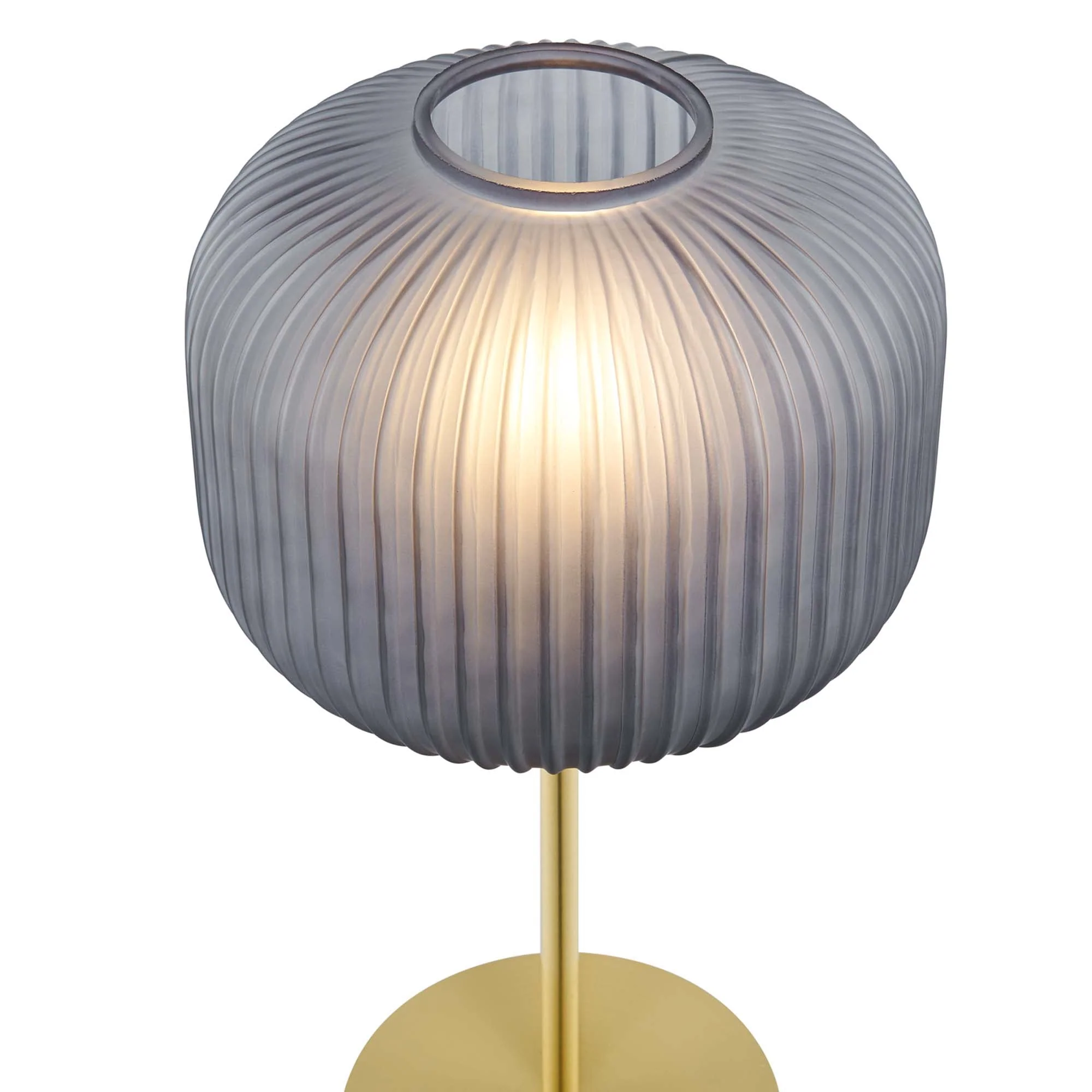 Reprise Glass Sphere Glass and Metal Table Lamp - Image 5