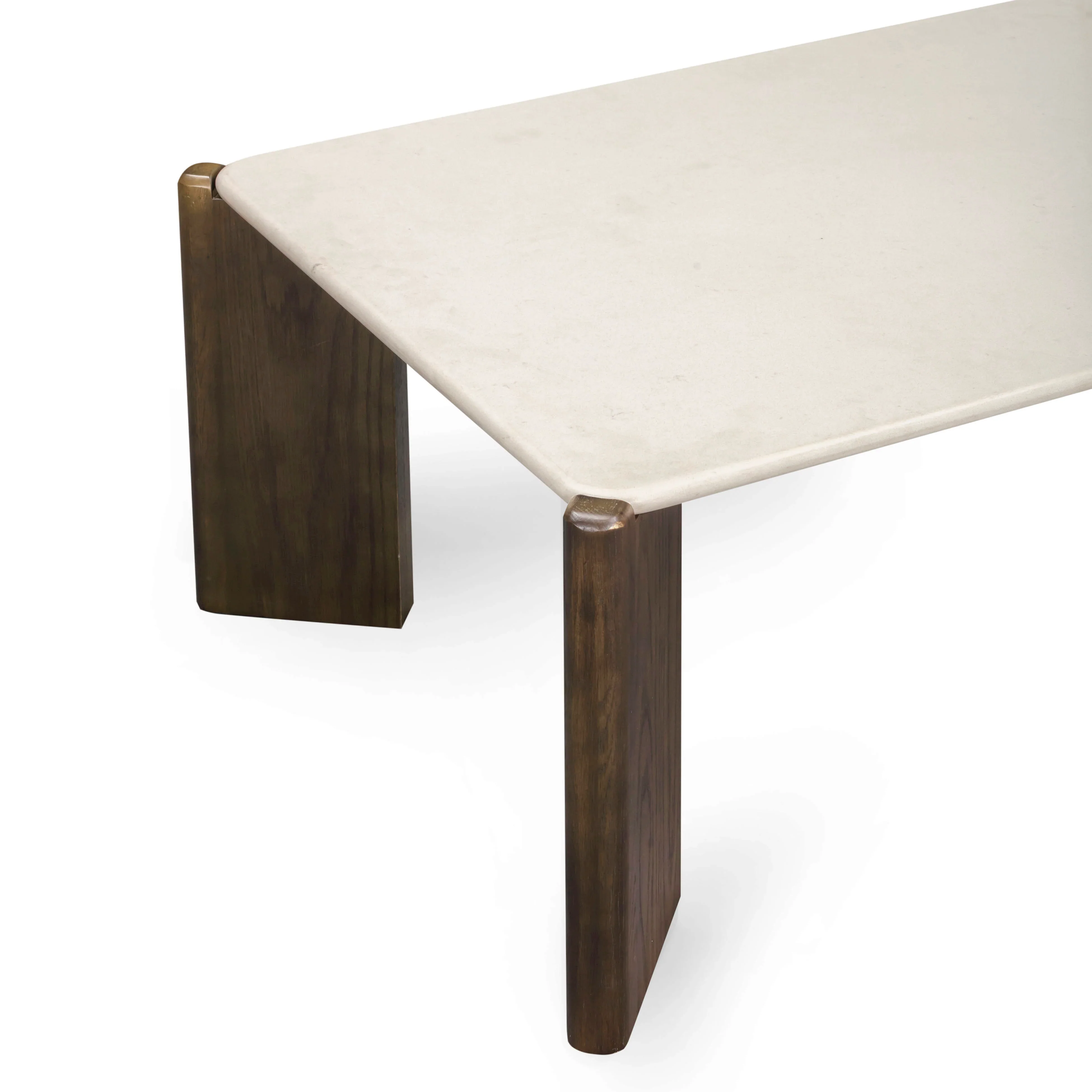 Restis 52" Cream Quartz Rectangular Coffee Table - Image 5
