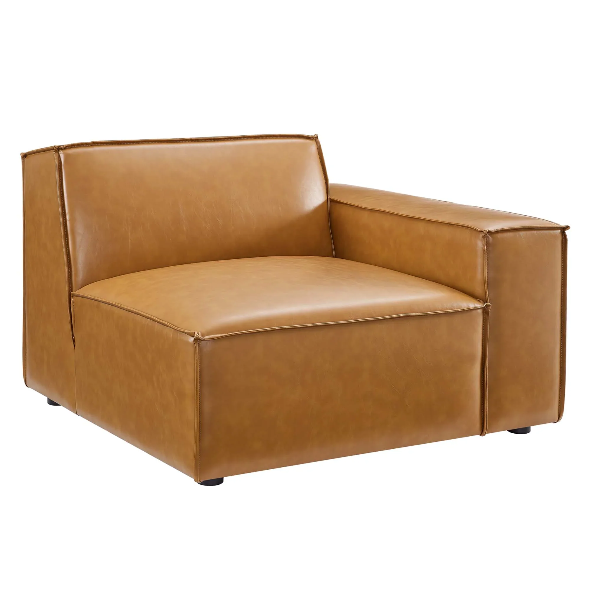Restore Vegan Leather 4-Piece Sofa - Image 5