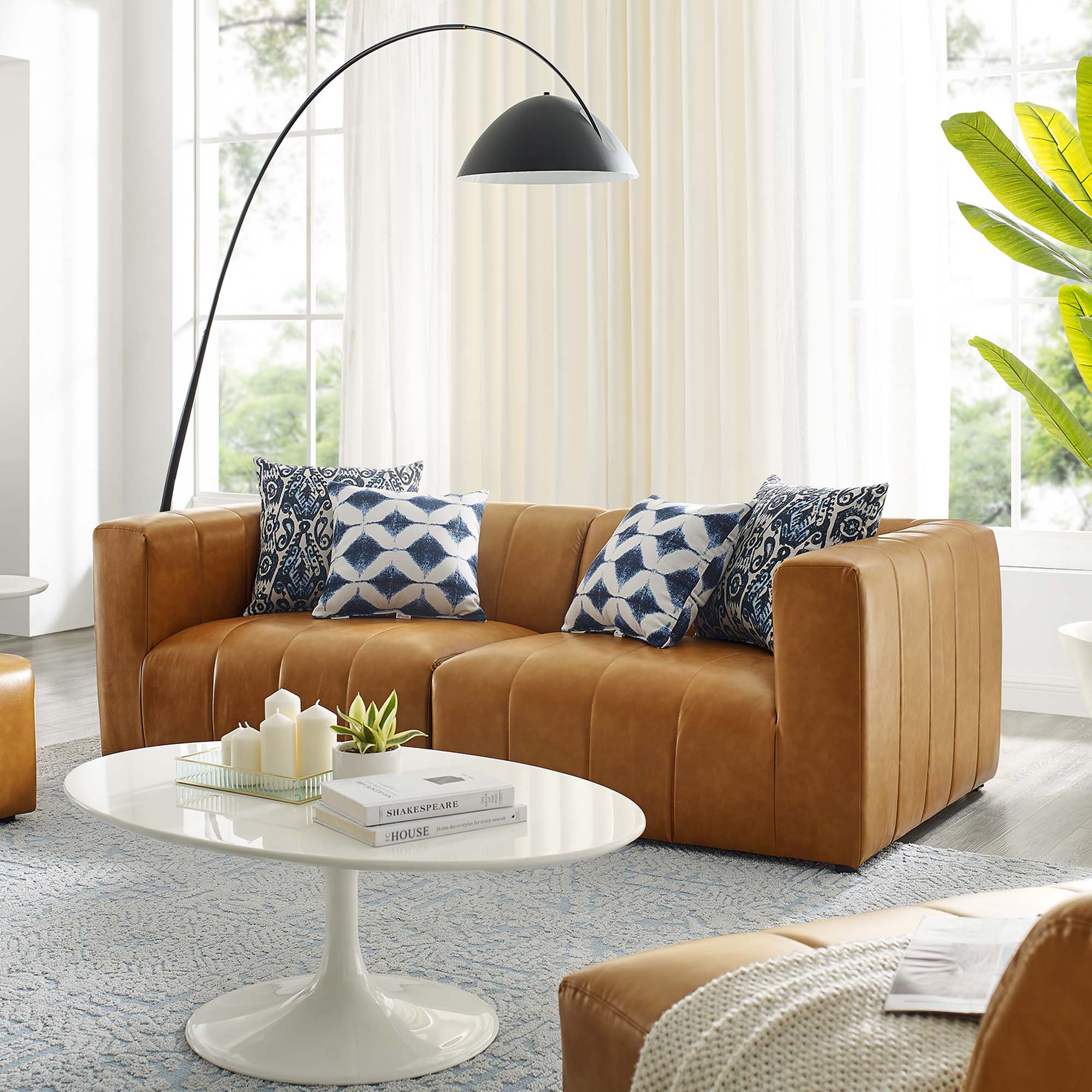 Restore Vegan Leather Sectional Sofa Corner Chair - Image 2