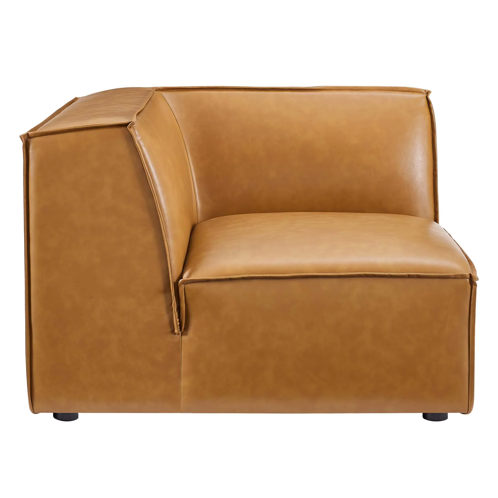 Restore Vegan Leather Sectional Sofa Corner Chair - Image 9