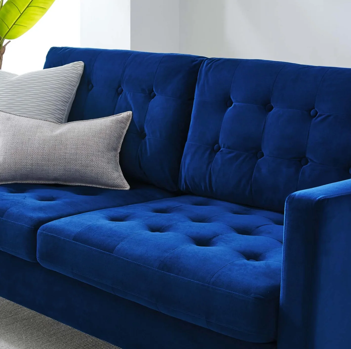 Reverentia Tufted Performance Velvet Sofa - Image 15