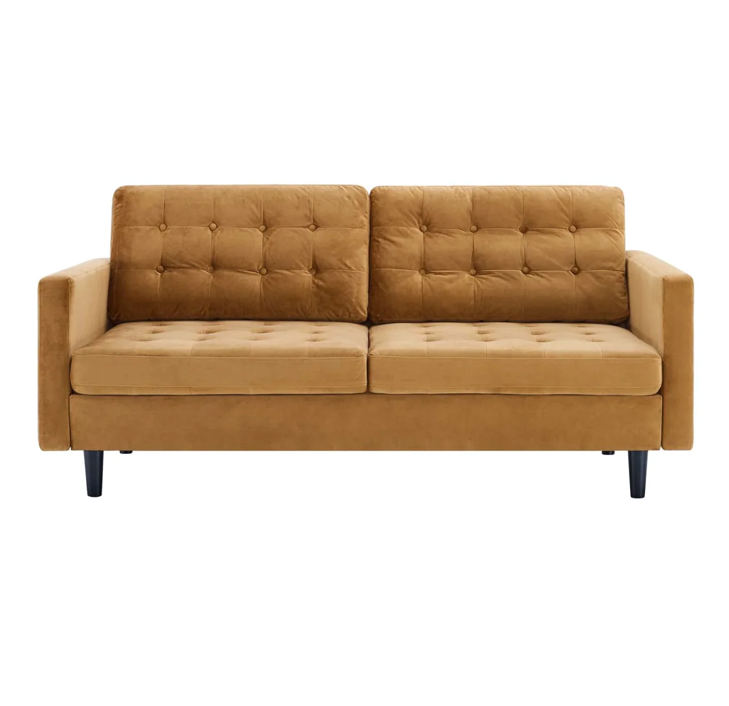 Reverentia Tufted Performance Velvet Sofa - Image 5