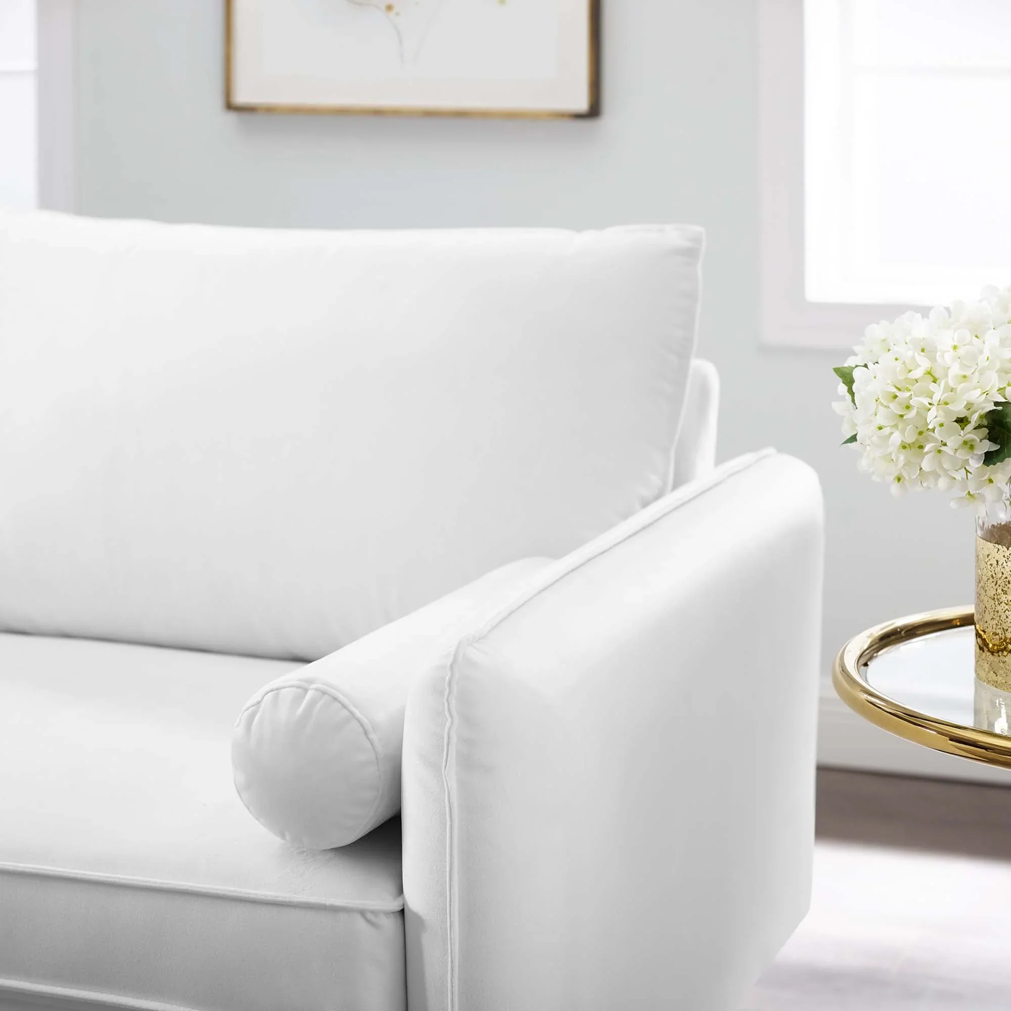 Revive Performance Velvet Sofa - Image 3