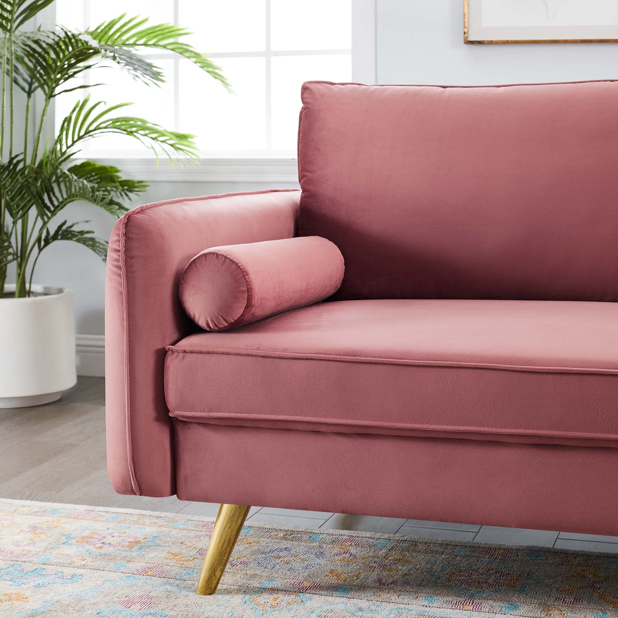 Revive Performance Velvet Sofa - Image 39
