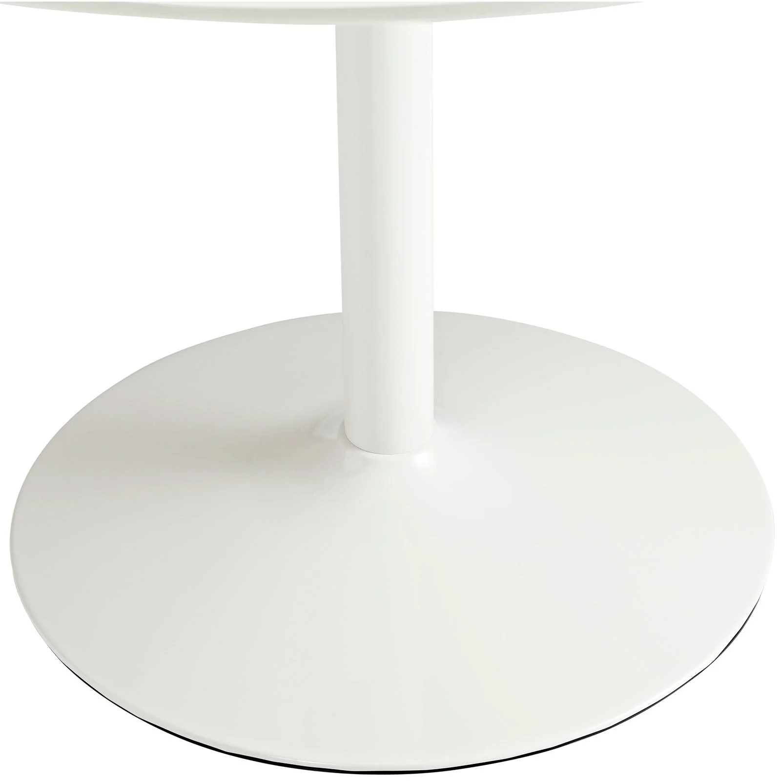 Revolve Round Wood Dining Table in White - Image 4