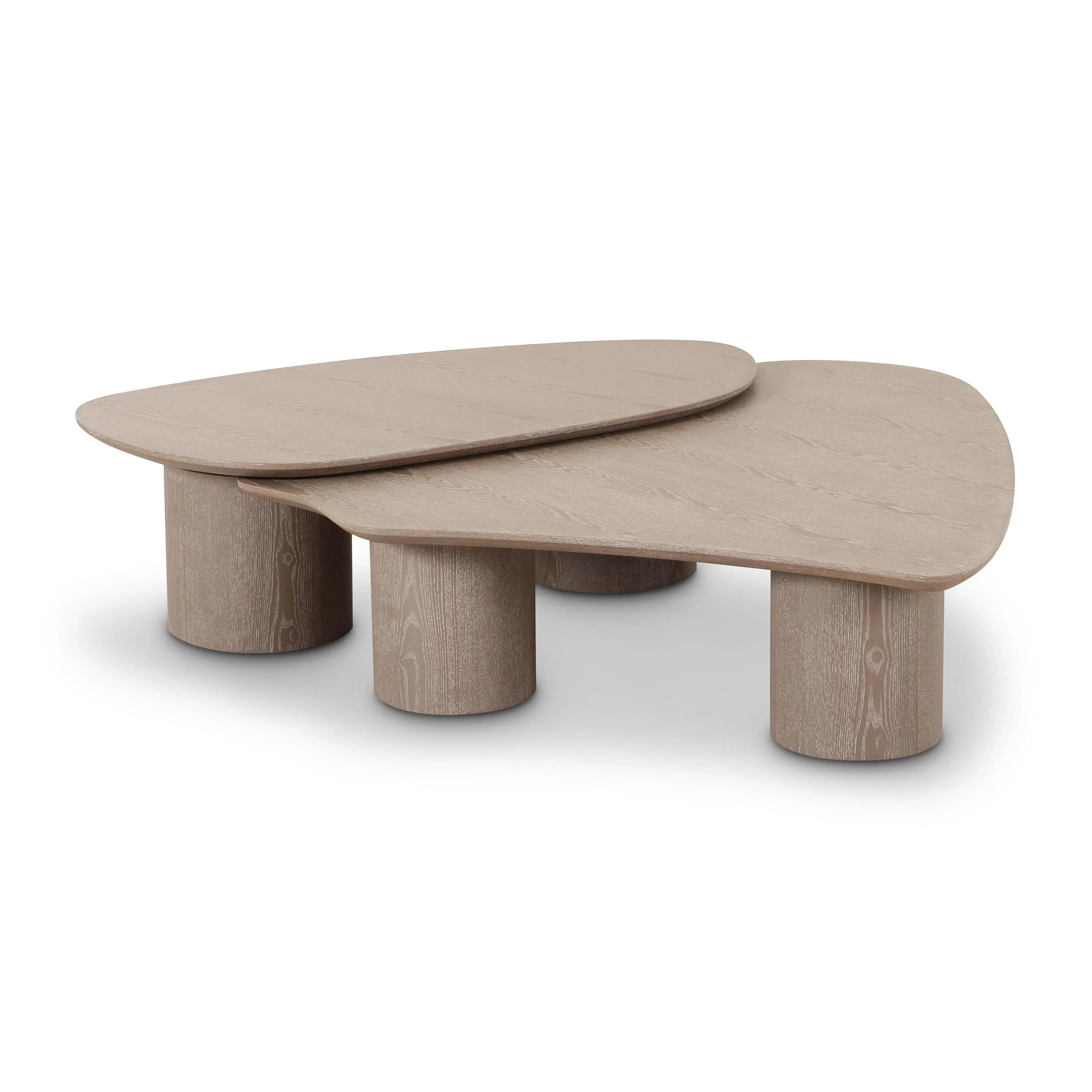 Rhema 2-Piece Washed Ash Nesting Coffee Table Set - Image 3