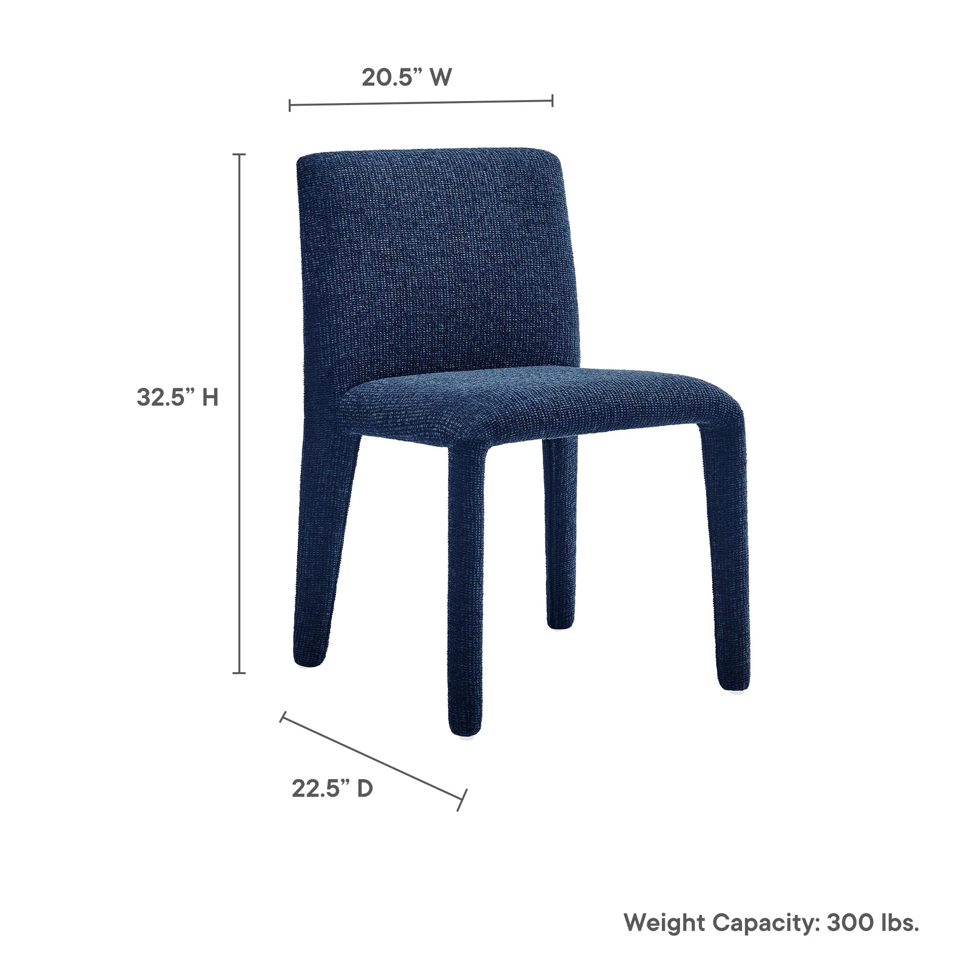 Rhodes Fabric Upholstered Dining Chair - Image 20