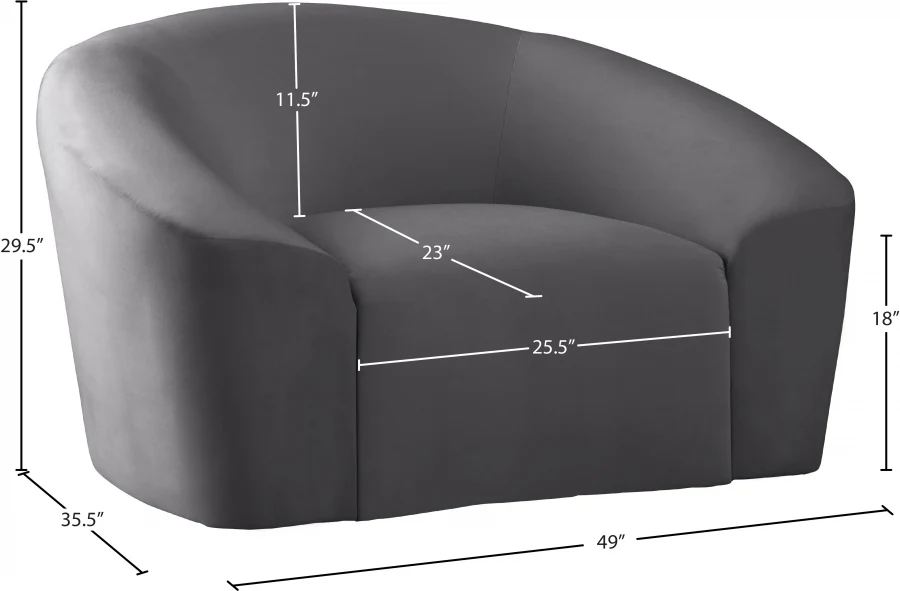 Riley Velvet Upholstered Chair - Image 17