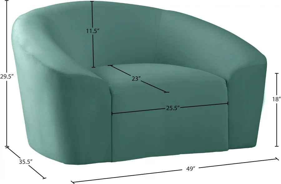 Riley Velvet Upholstered Chair - Image 44