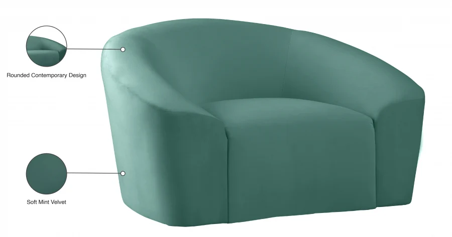 Riley Velvet Upholstered Chair - Image 45