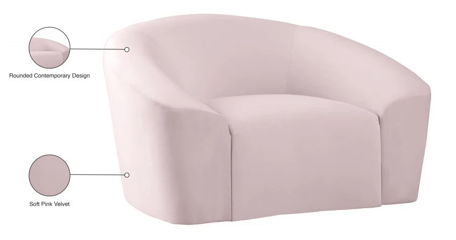 Riley Velvet Upholstered Chair - Image 54