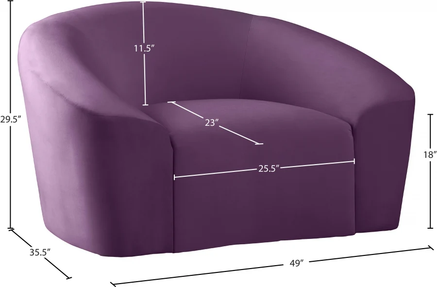 Riley Velvet Upholstered Chair - Image 56
