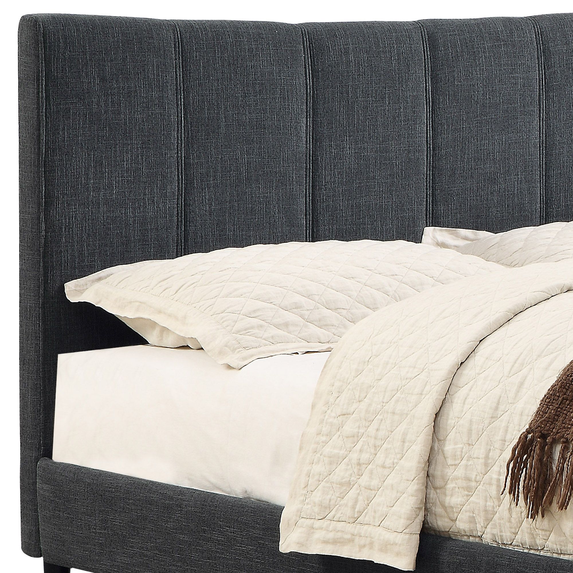 Rimo 60" Queen Platform Bed in Grey - Image 6