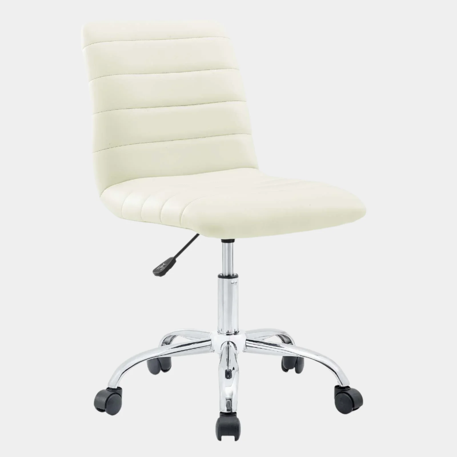 Ripple Armless Mid Back Vinyl Office Chair - Image 20