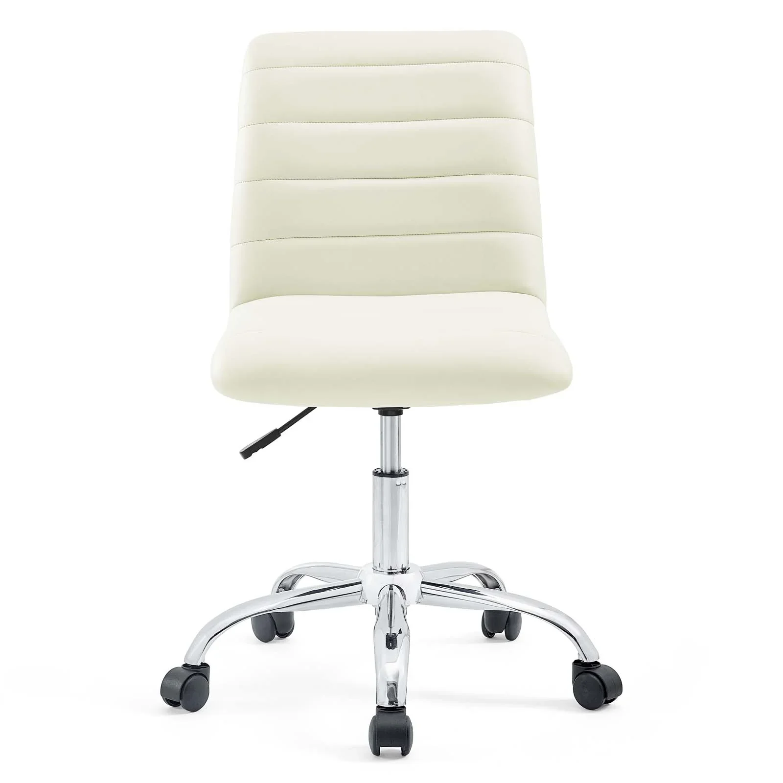 Ripple Armless Mid Back Vinyl Office Chair - Image 21