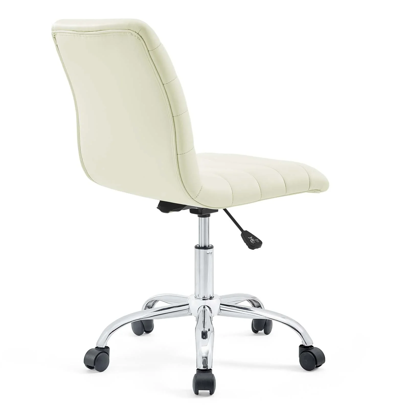 Ripple Armless Mid Back Vinyl Office Chair - Image 22