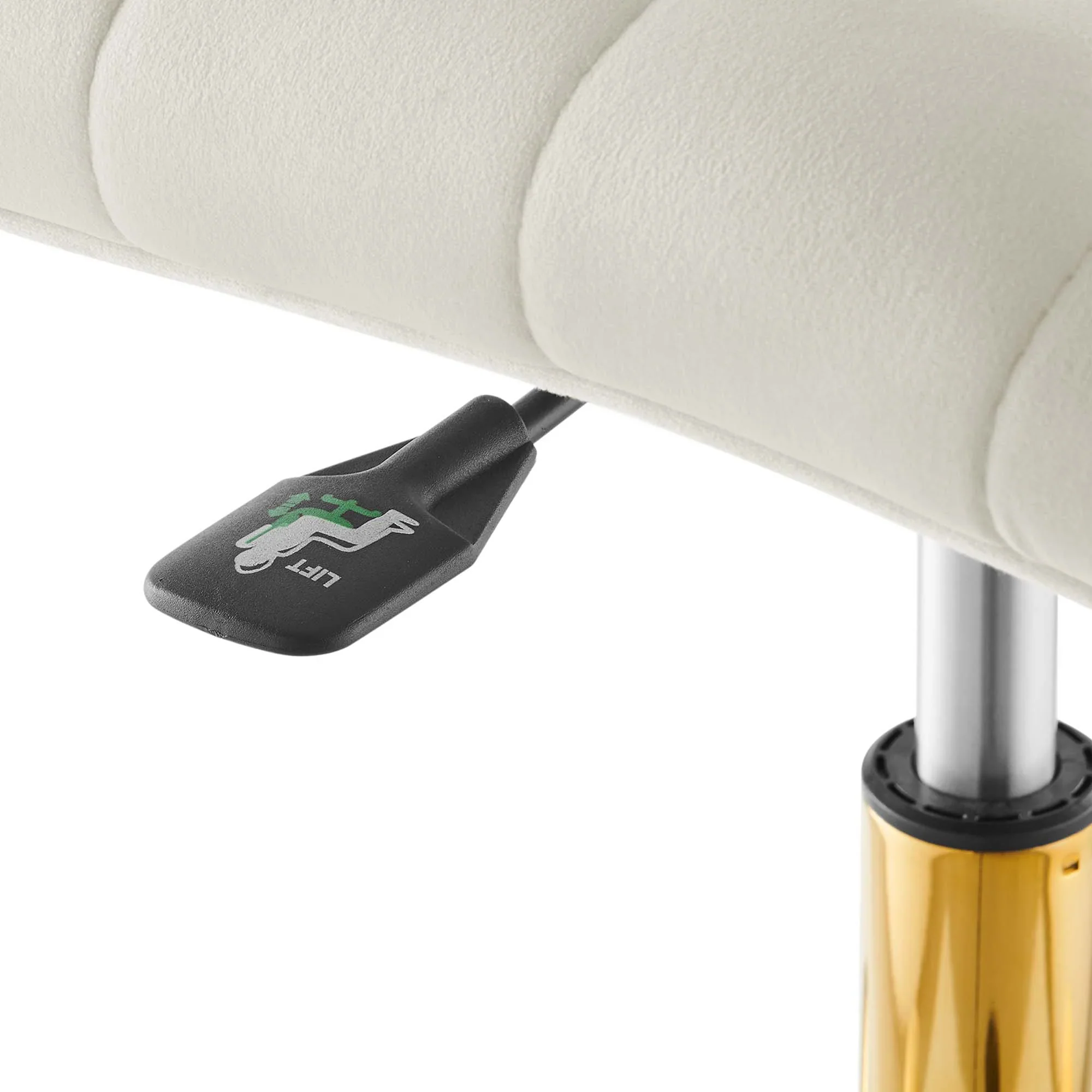 Ripple Armless Performance Velvet Office Chair - Image 32