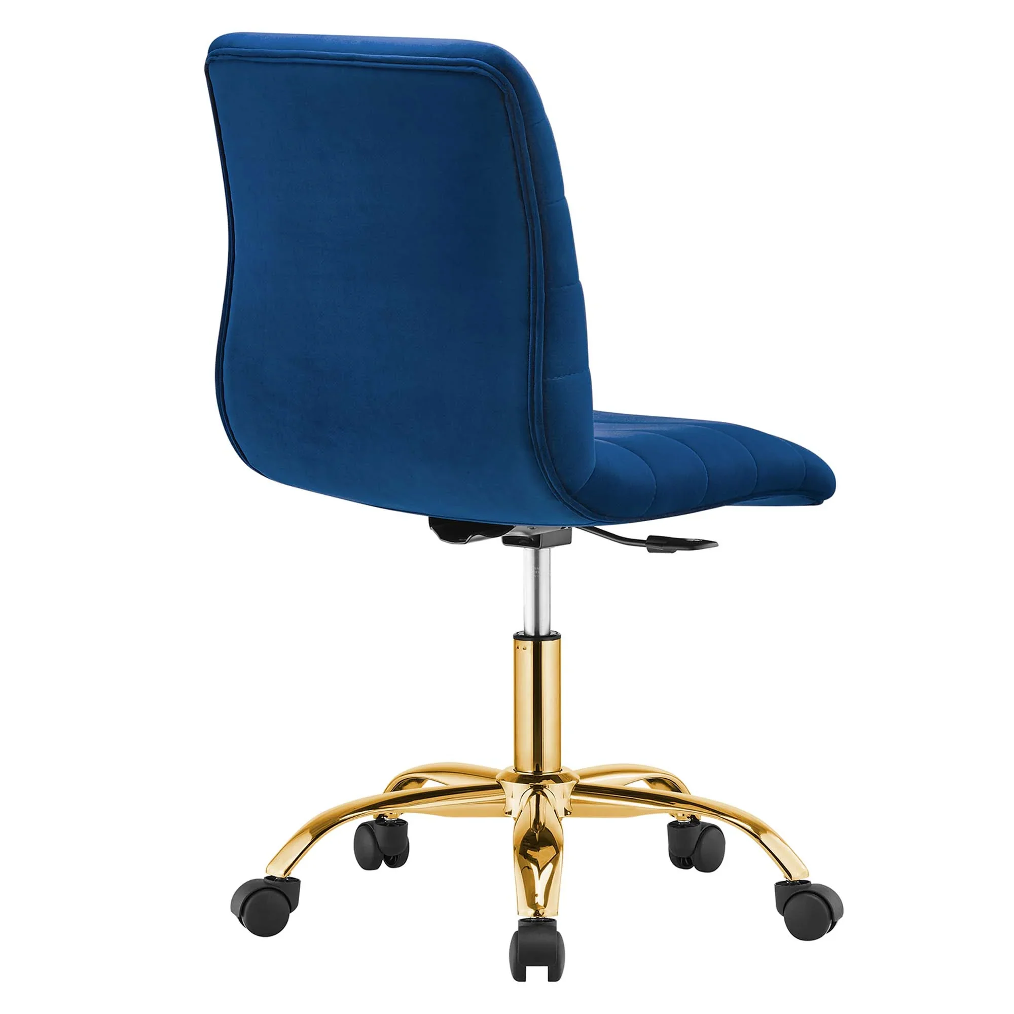 Ripple Armless Performance Velvet Office Chair - Image 39
