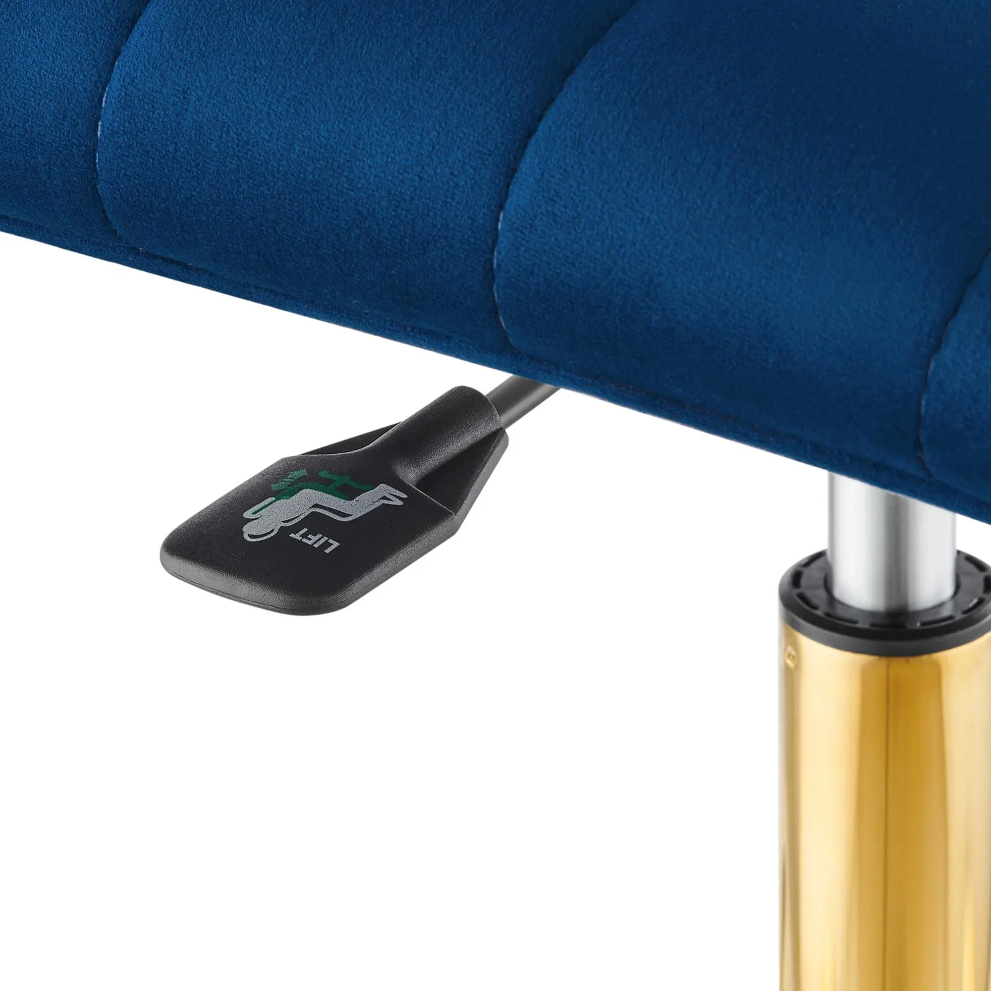 Ripple Armless Performance Velvet Office Chair - Image 41