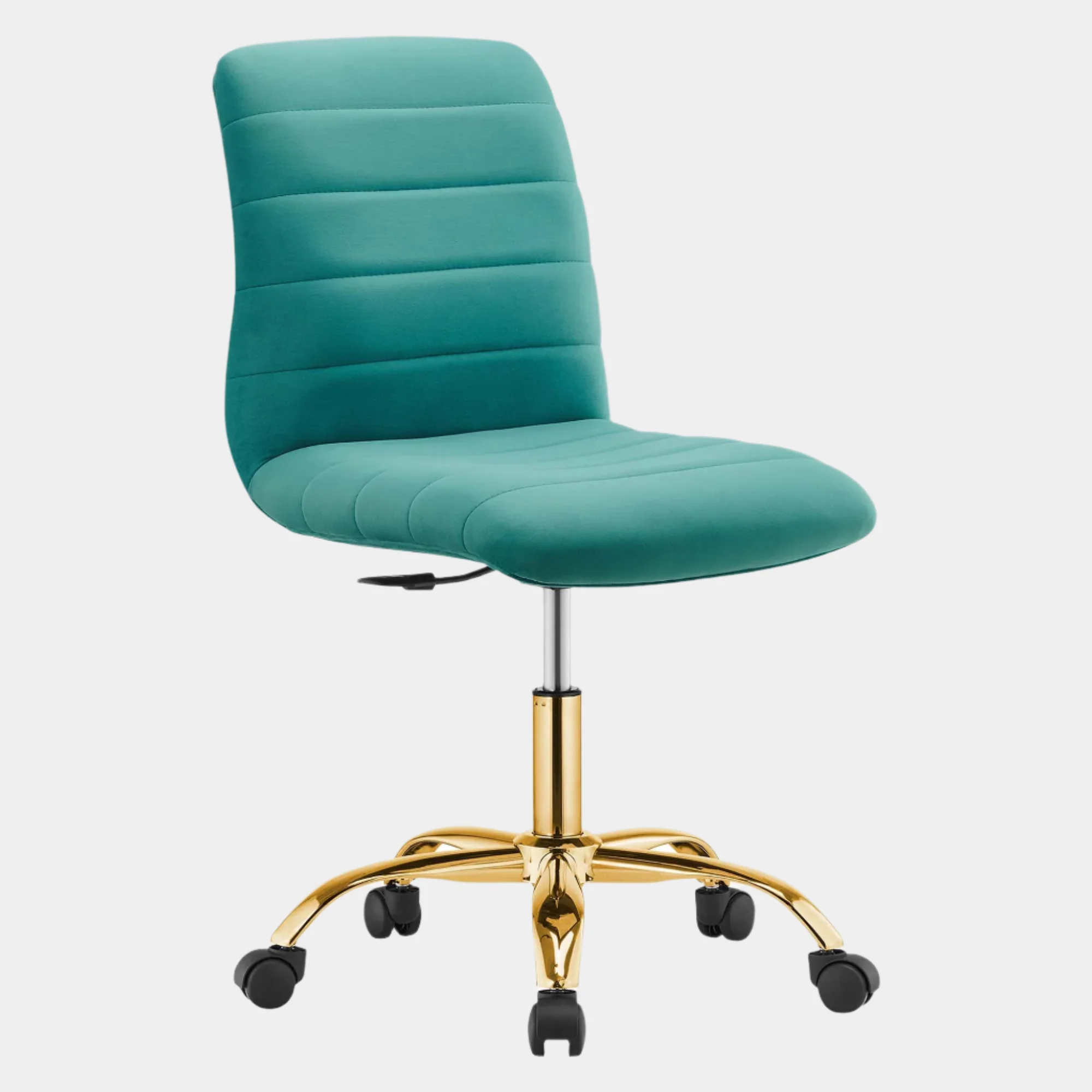 Ripple Armless Performance Velvet Office Chair - Image 46