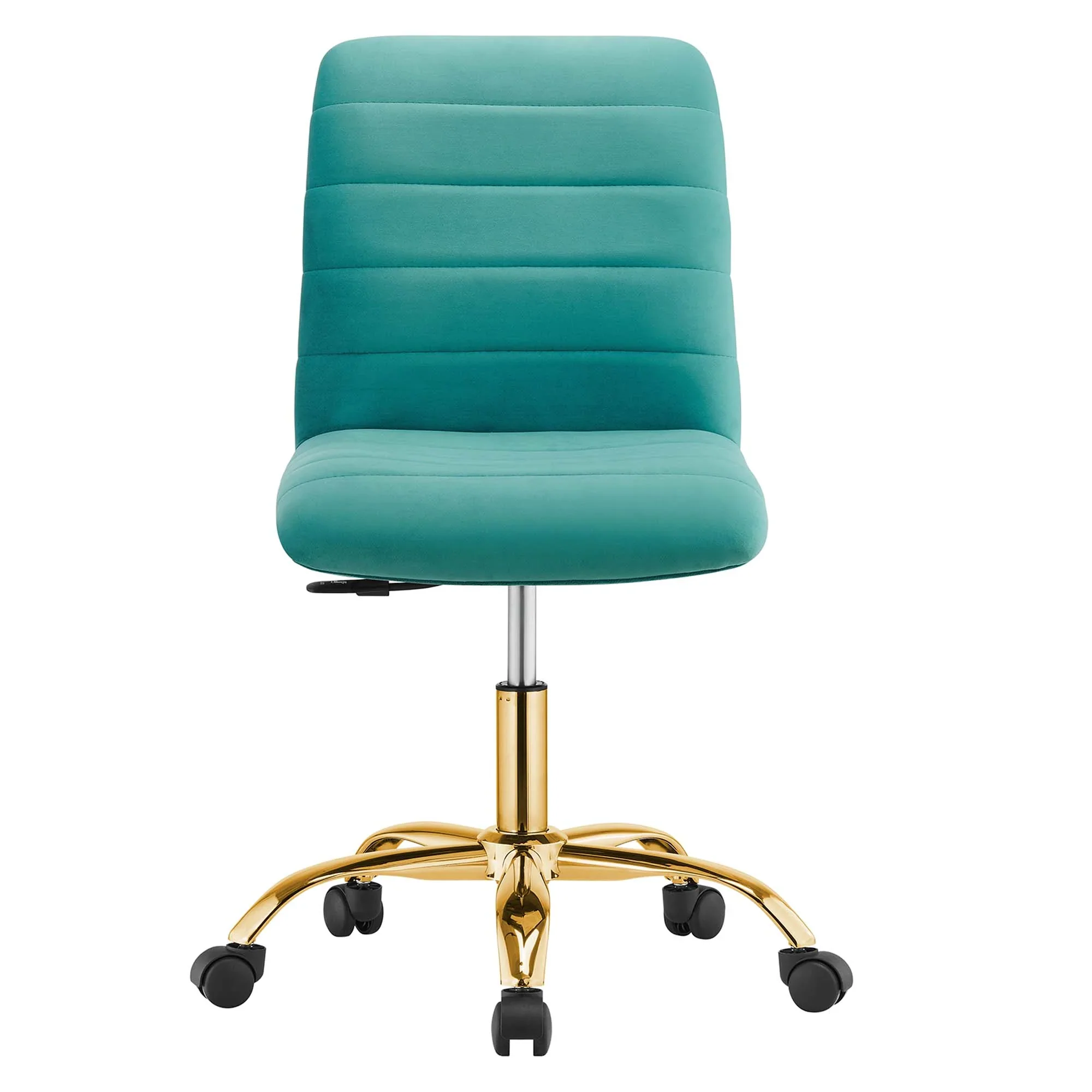 Ripple Armless Performance Velvet Office Chair - Image 47