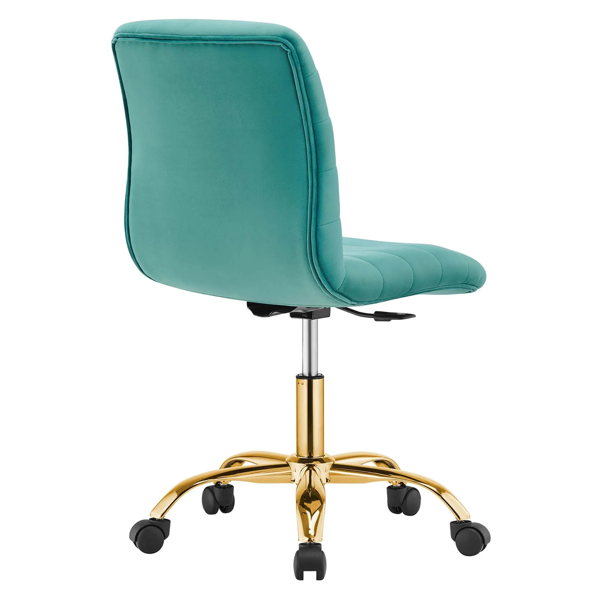 Ripple Armless Performance Velvet Office Chair - Image 49