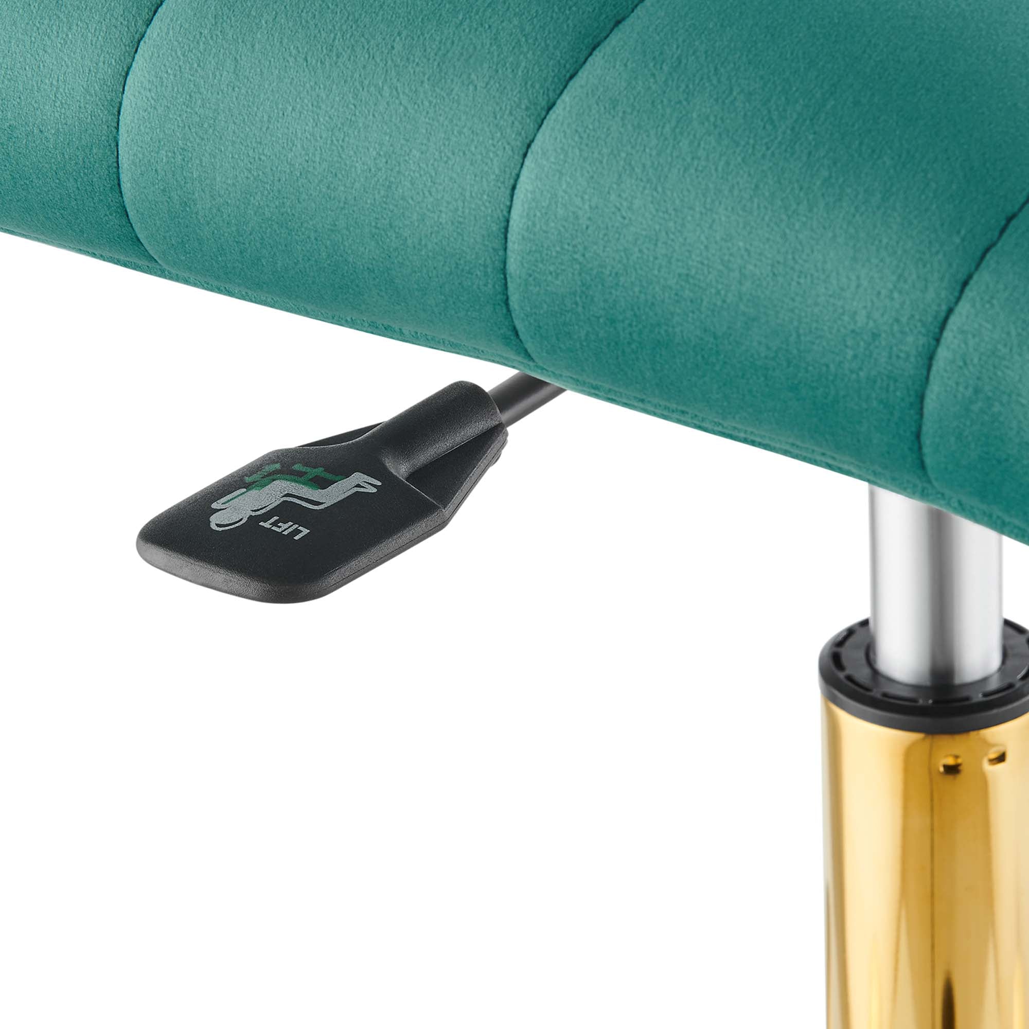 Ripple Armless Performance Velvet Office Chair - Image 50