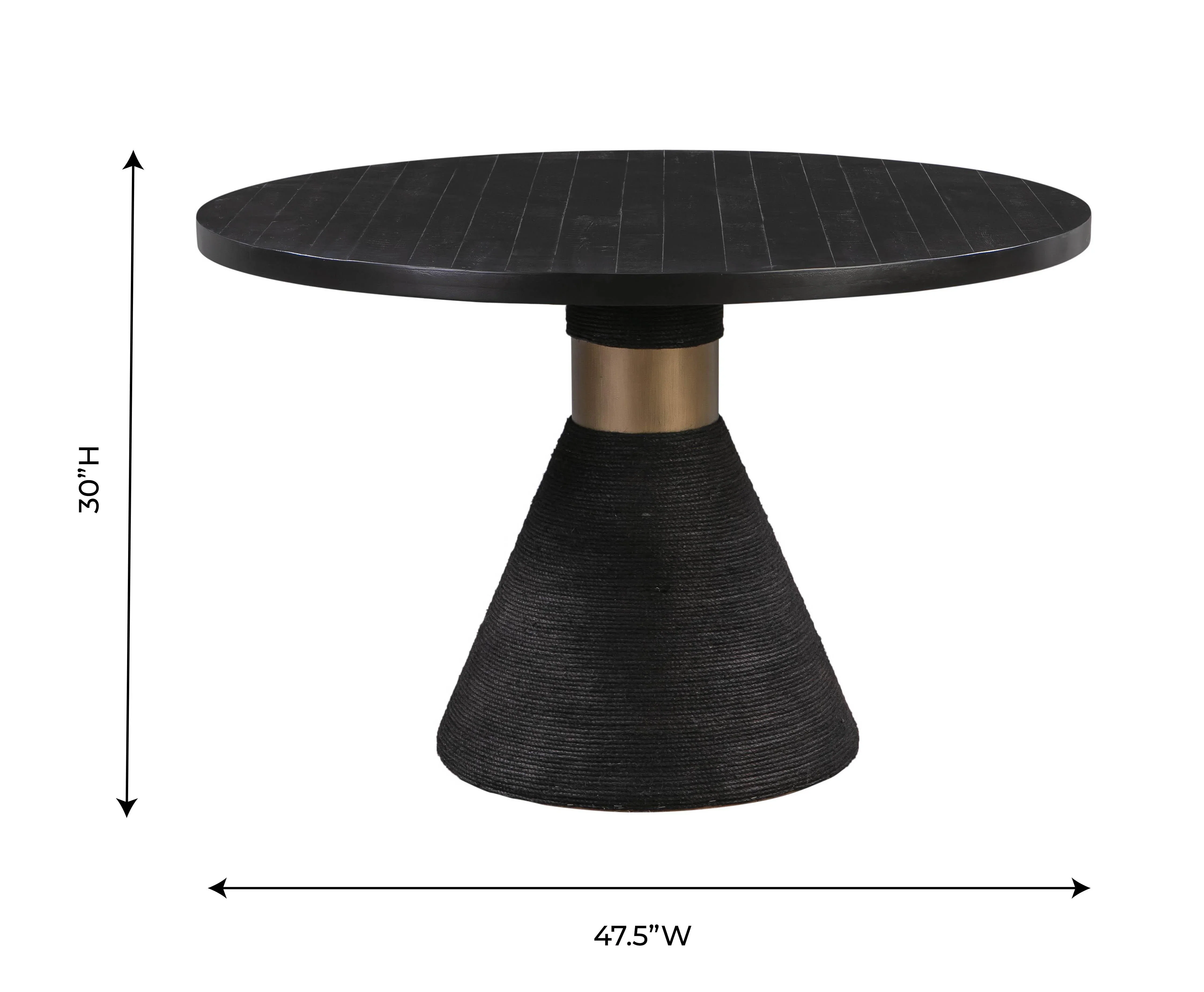 Rishi 48" Rope Round Dining Table - Image 14
