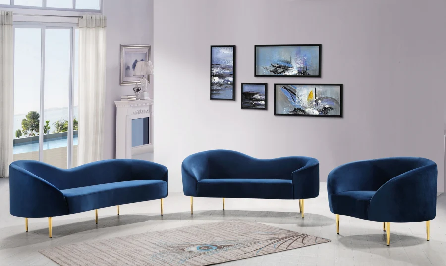 Ritz Velvet Upholstered Chair - Image 24