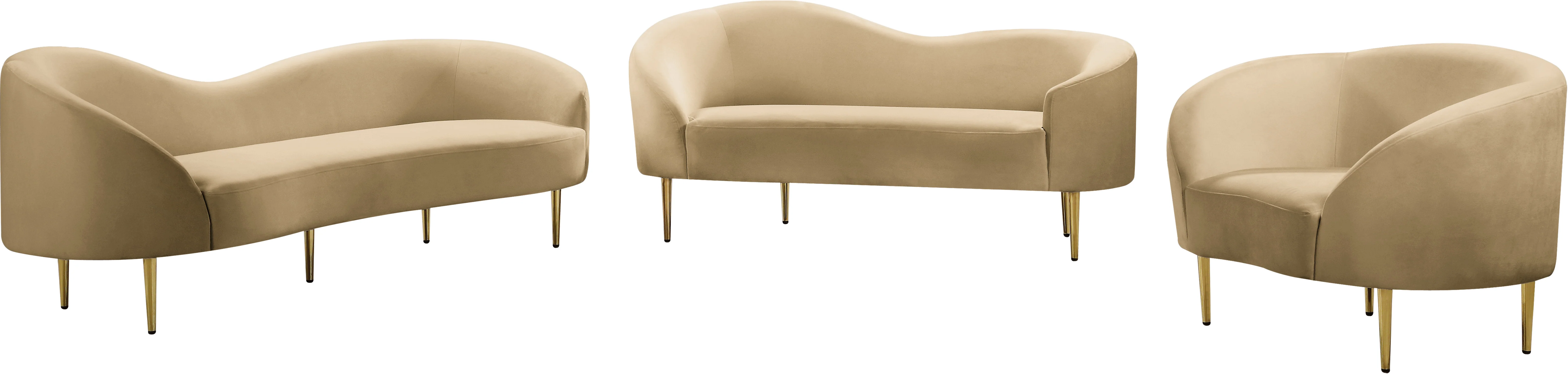 Ritz Velvet Upholstered Chair - Image 42