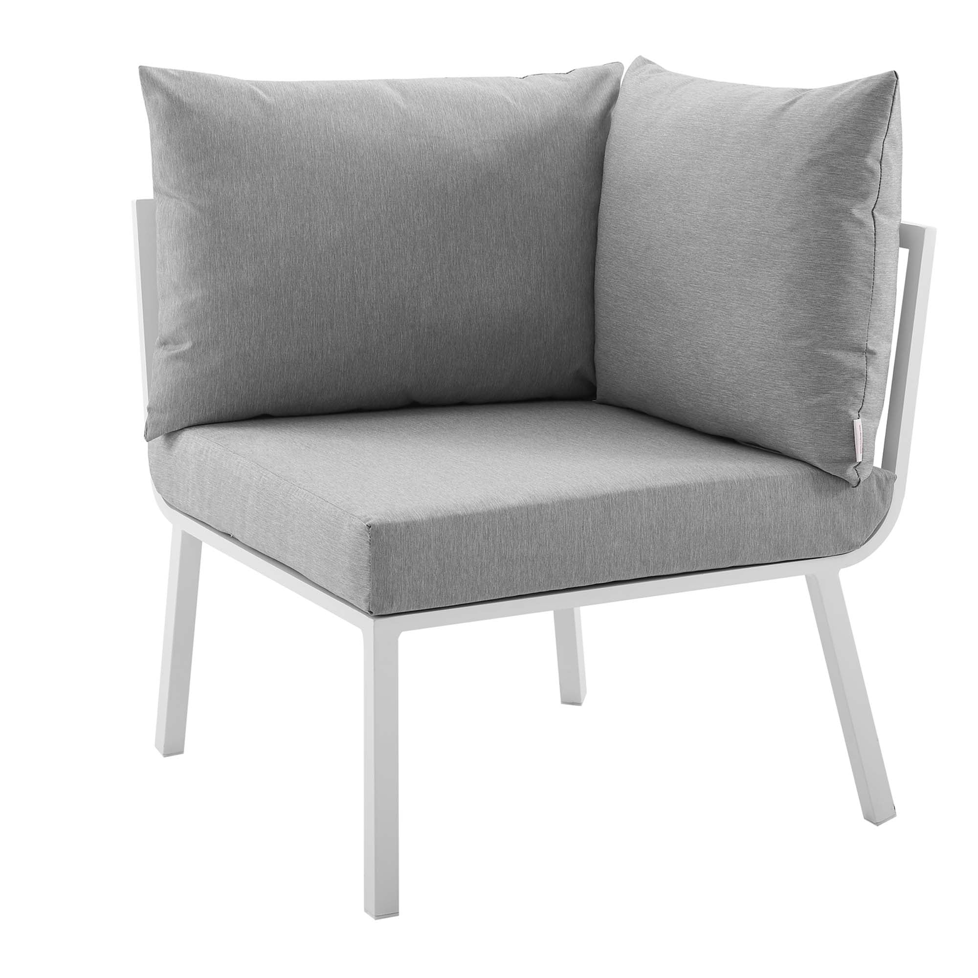 Riverside 4 Piece Outdoor Patio Aluminum Set - Image 16