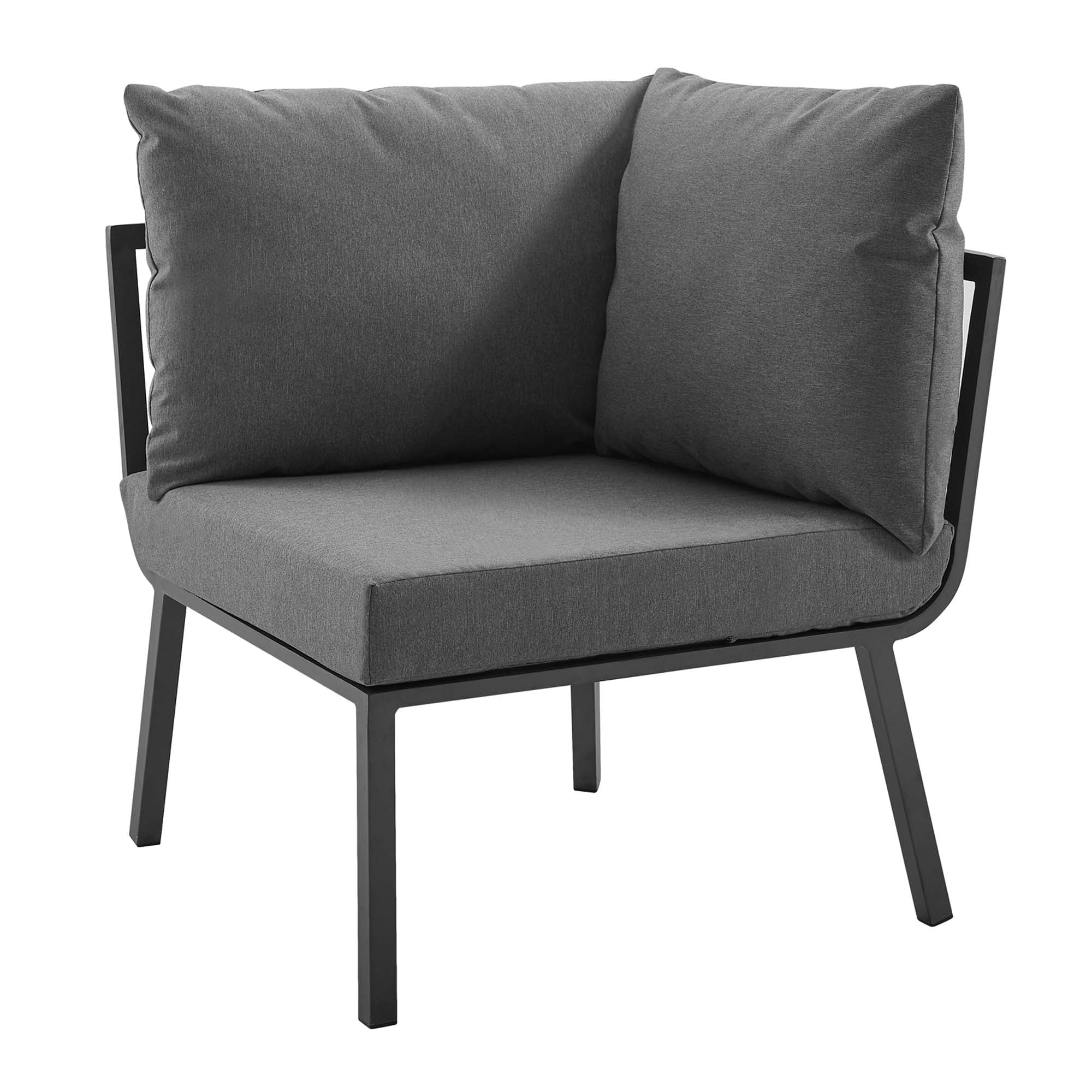 Riverside 4 Piece Outdoor Patio Aluminum Set - Image 17