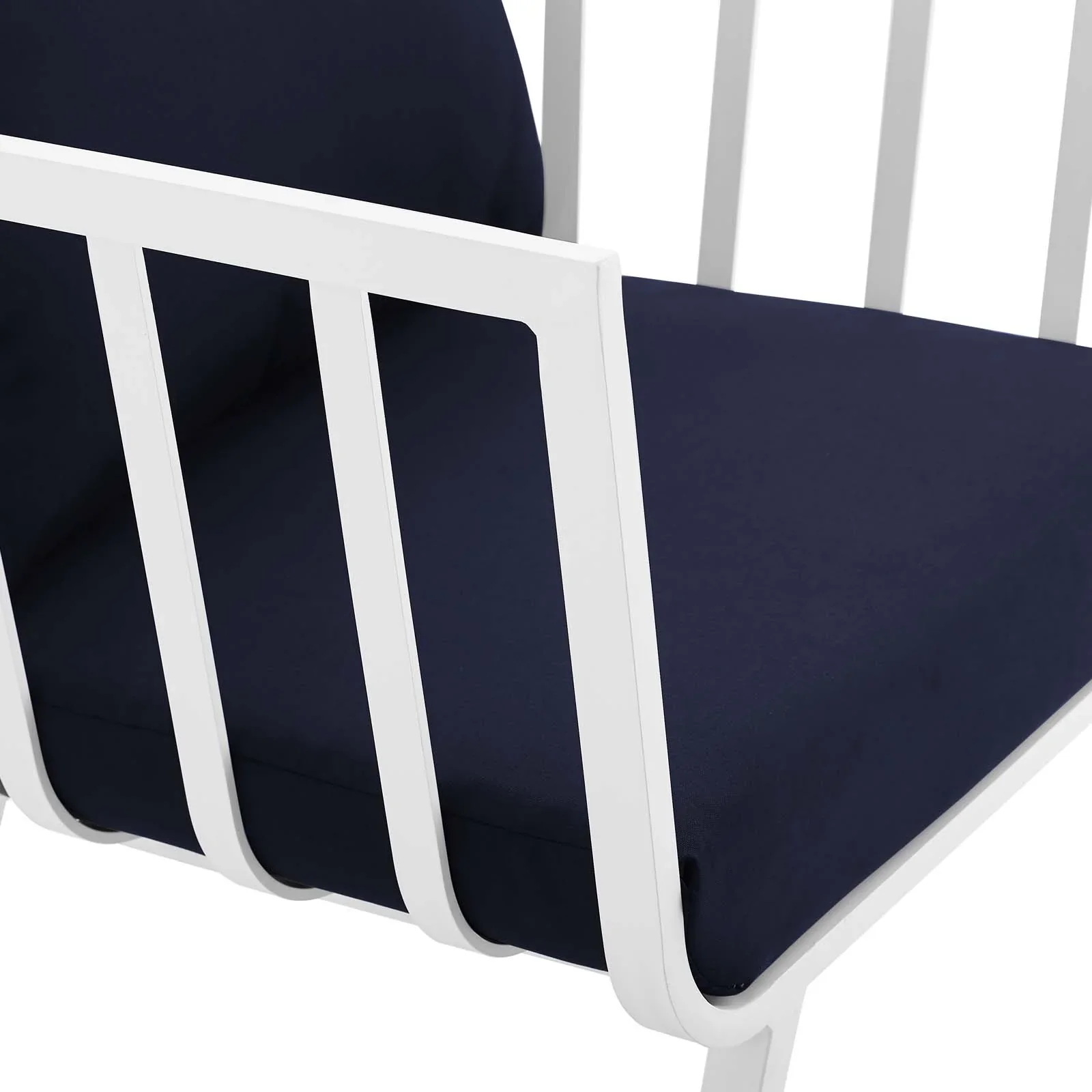 Riverside 4 Piece Outdoor Patio Aluminum Set - Image 7