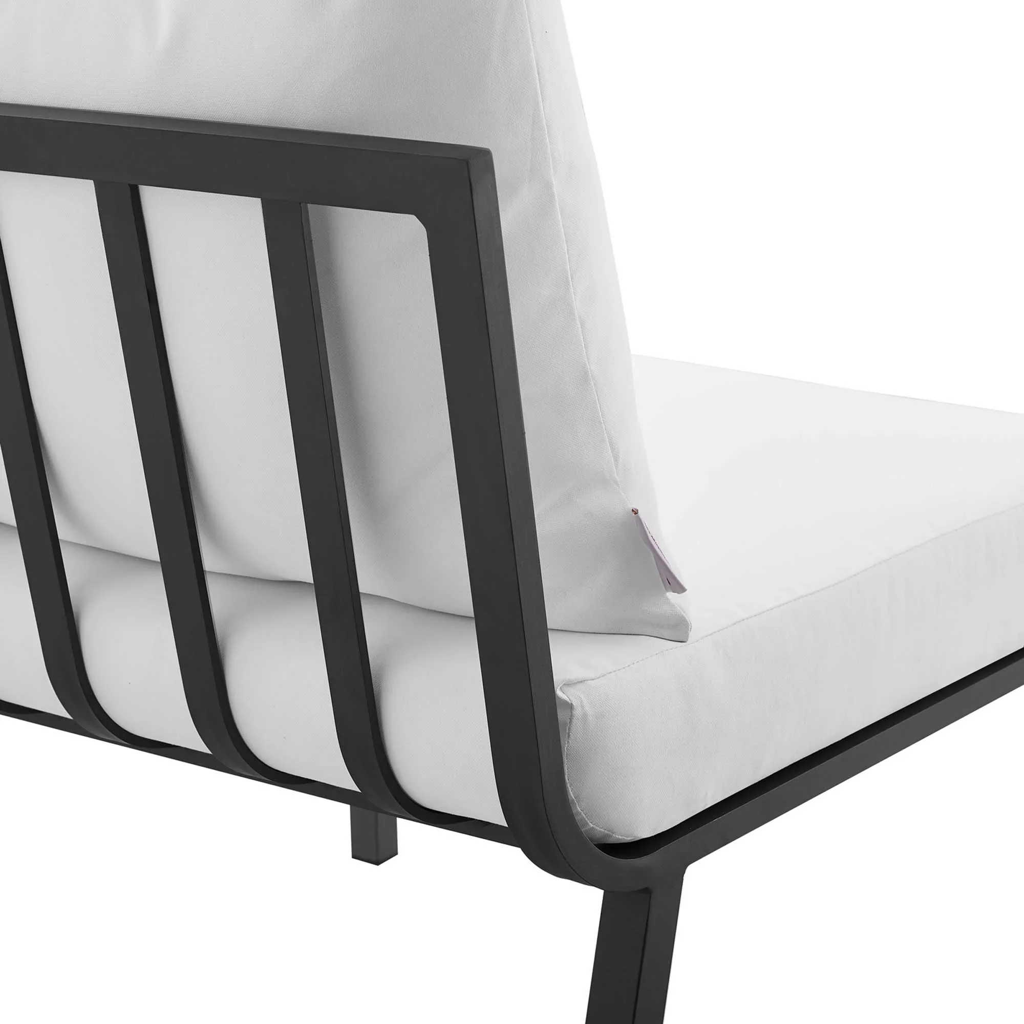 Riverside 5 Piece Outdoor Patio Aluminum Set - Image 16