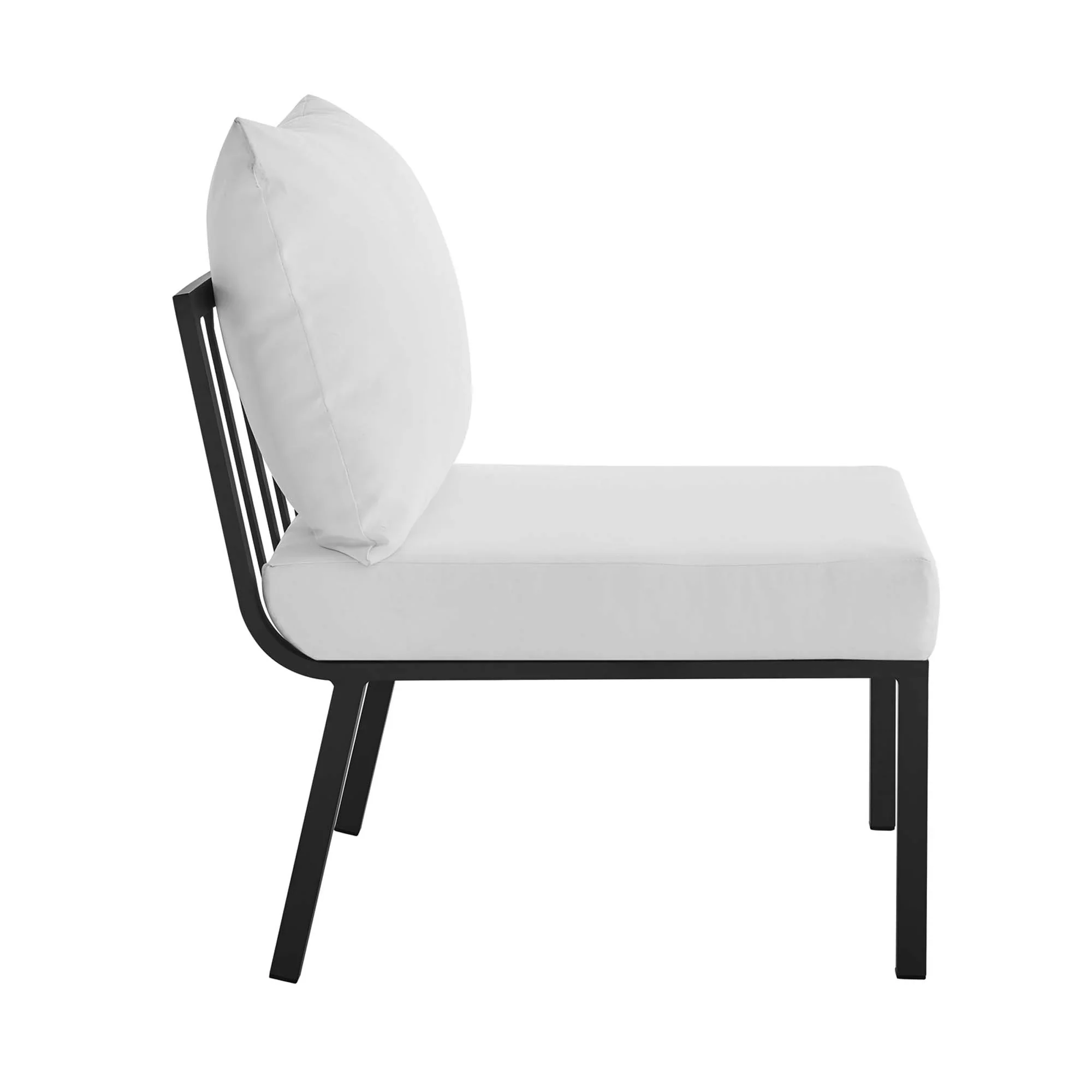 Riverside 5 Piece Outdoor Patio Aluminum Set - Image 9