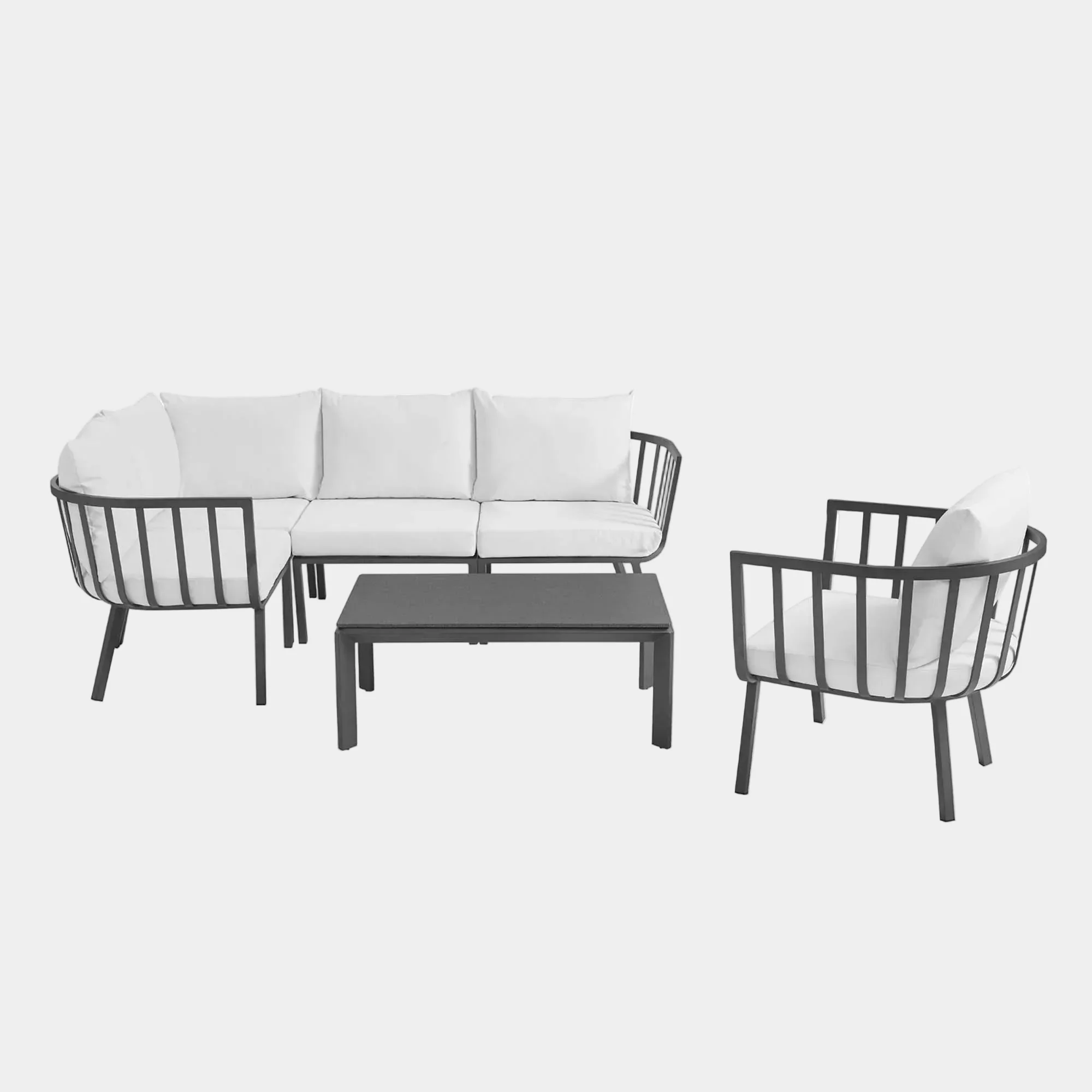 Riverside 6 Piece Outdoor Patio Aluminum Set