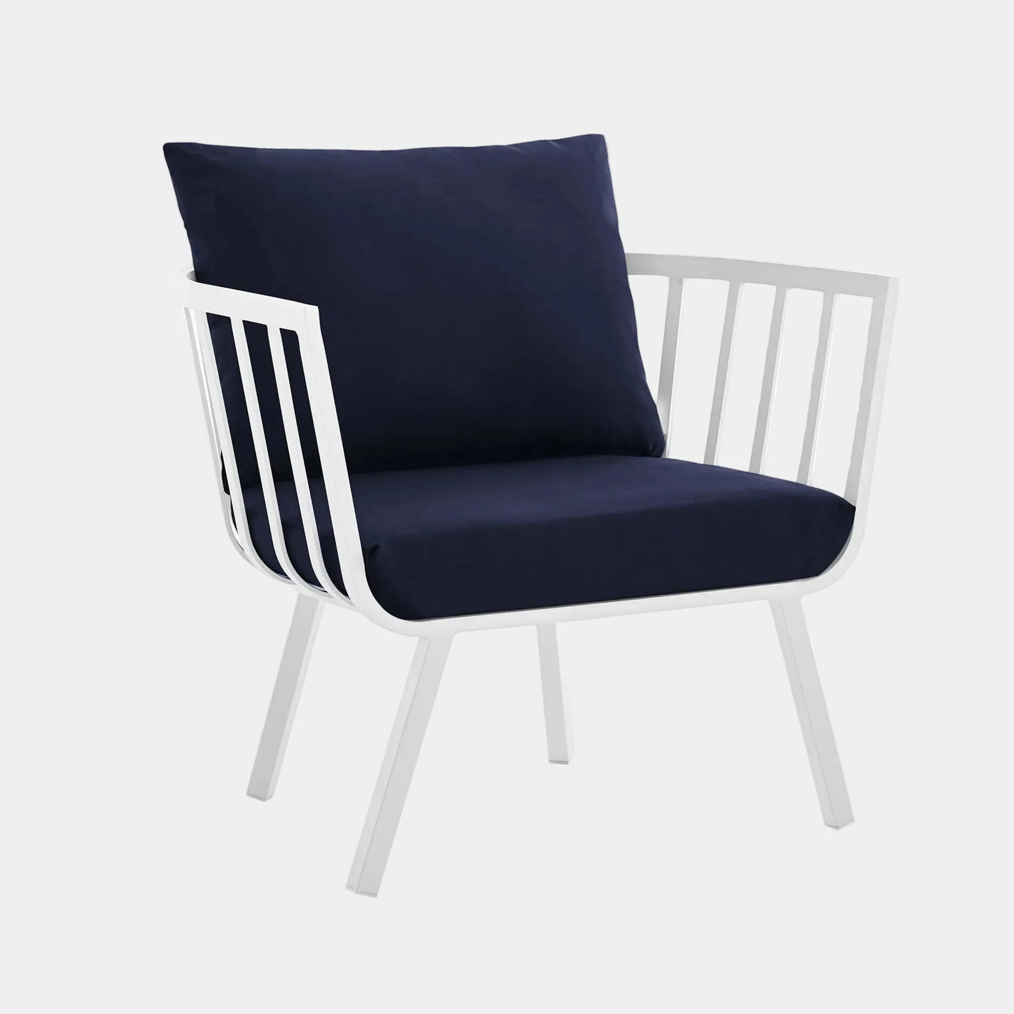 Riverside Outdoor Patio Aluminum Armchair - Image 22