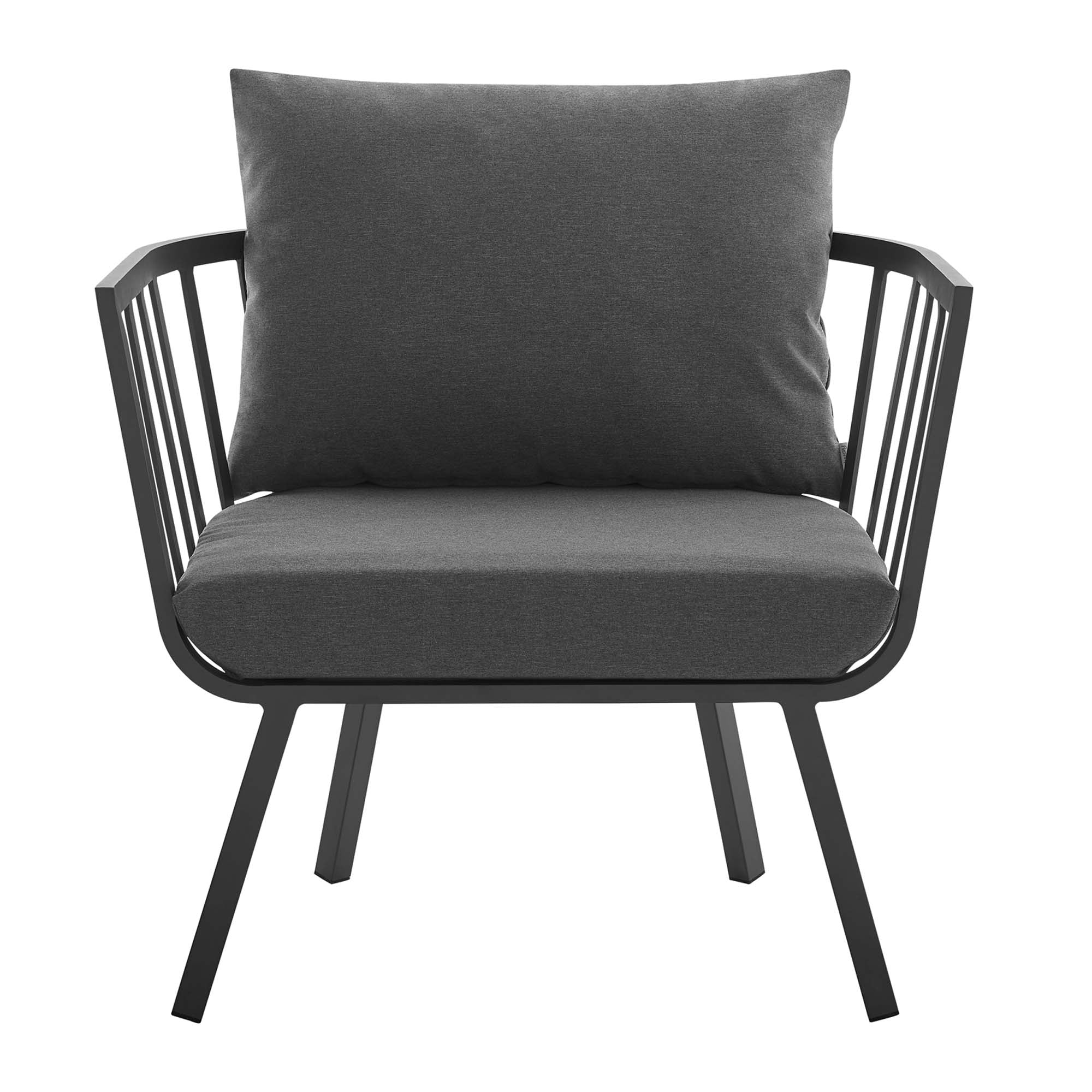 Riverside Outdoor Patio Aluminum Armchair - Image 5