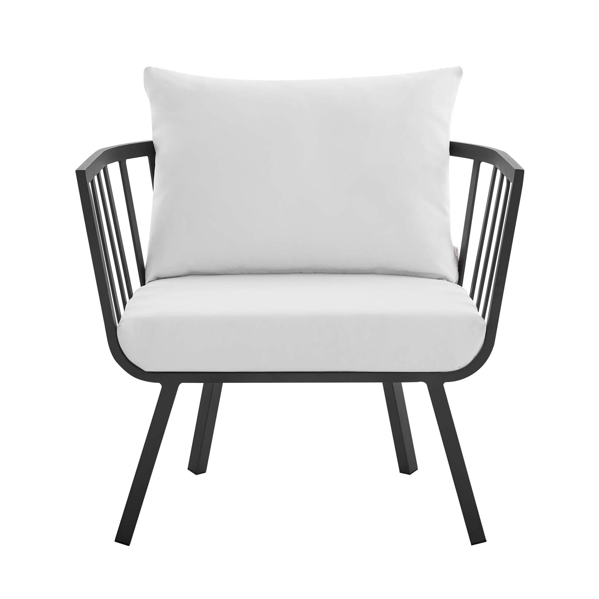Riverside Outdoor Patio Aluminum Armchair Set of 2 - Image 14
