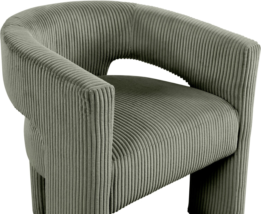Riz Corduroy Upholstered Accent Chair / Dining Chair - Image 25