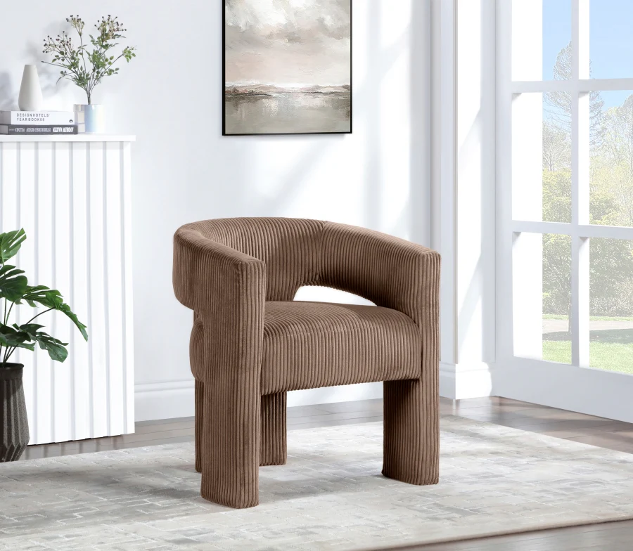 Riz Corduroy Upholstered Accent Chair / Dining Chair - Image 30