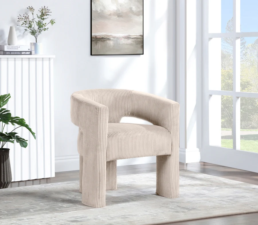 Riz Corduroy Upholstered Accent Chair / Dining Chair - Image 39
