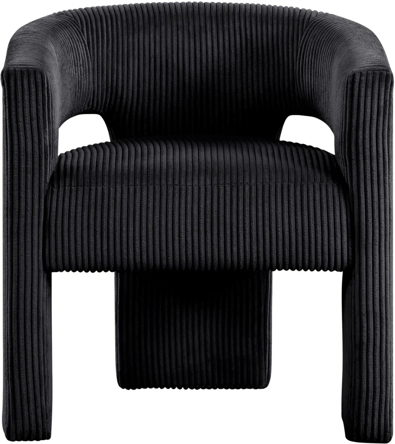 Riz Corduroy Upholstered Accent Chair / Dining Chair - Image 4