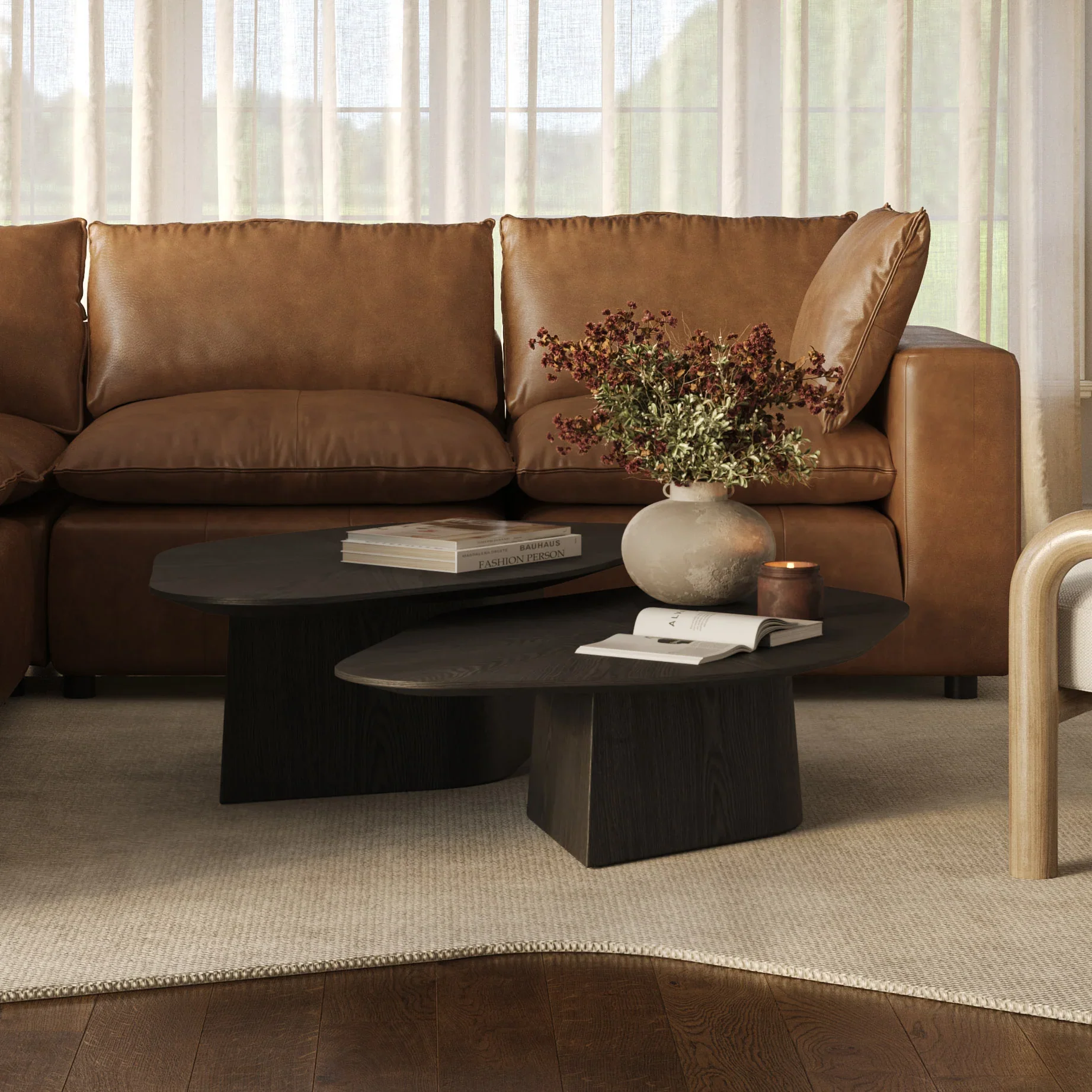 Roche 50" Ash Low Coffee Table - Image 2