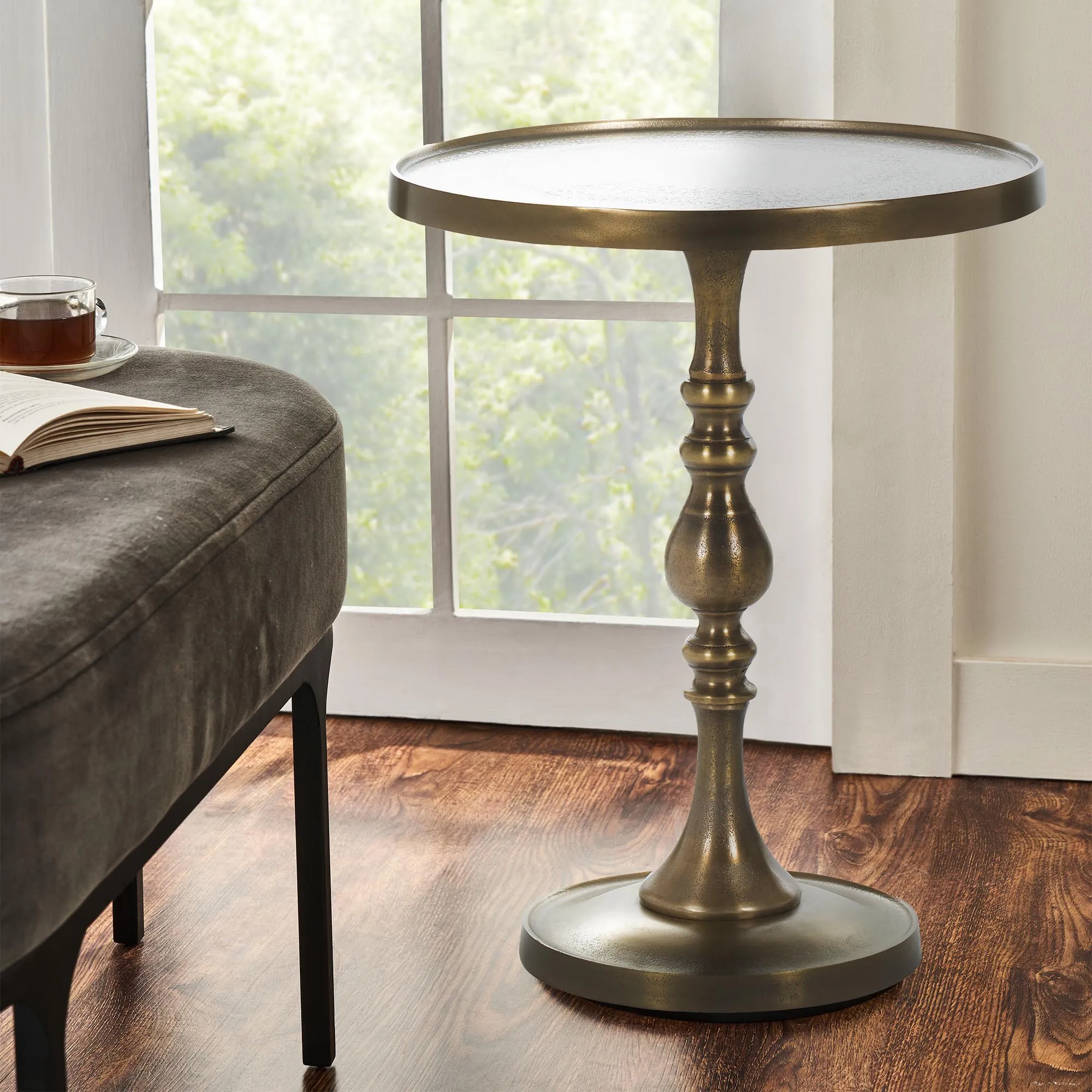 Romina Brass Side & End Table - Image 2