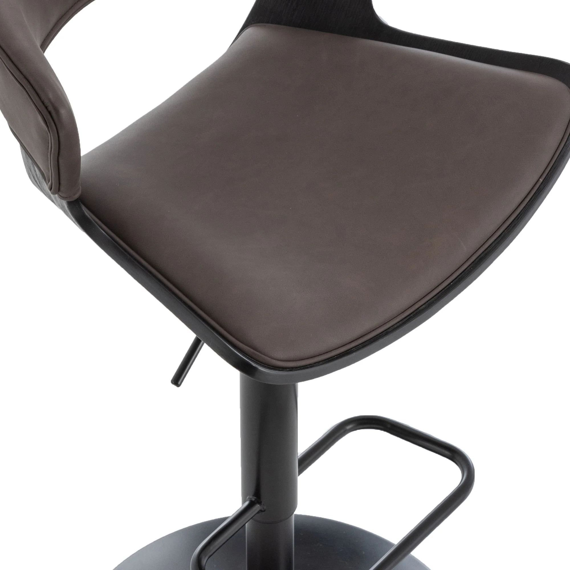 Rover Adjustable Air Lift Stool in Brown and Black - Image 5
