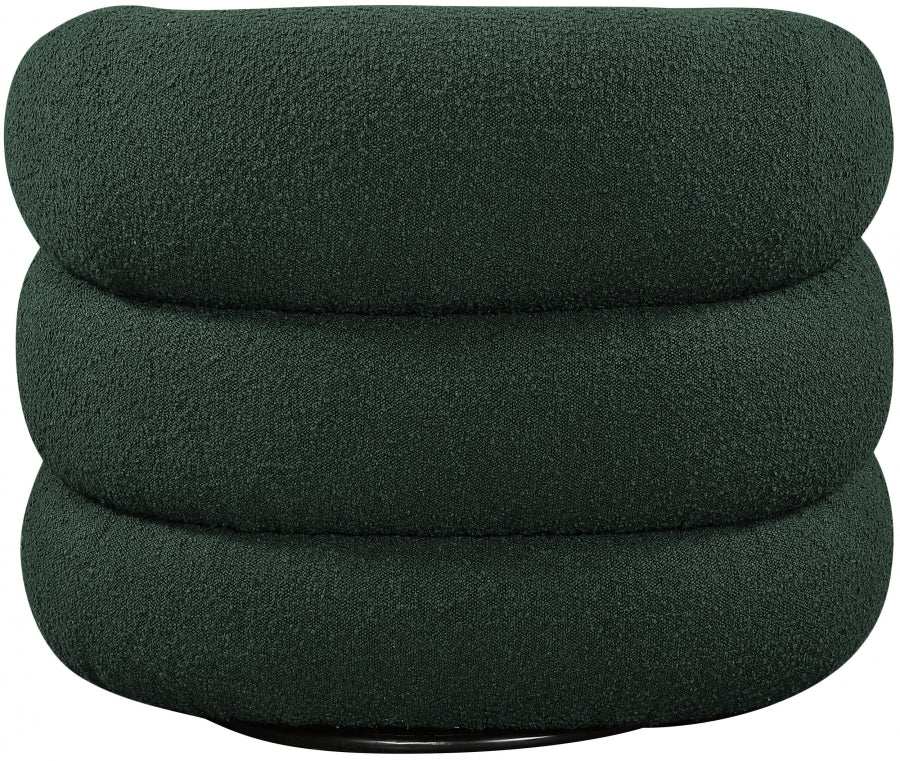 Roxbury Boucle Fabric Upholstered Swivel Accent Chair - Image 21