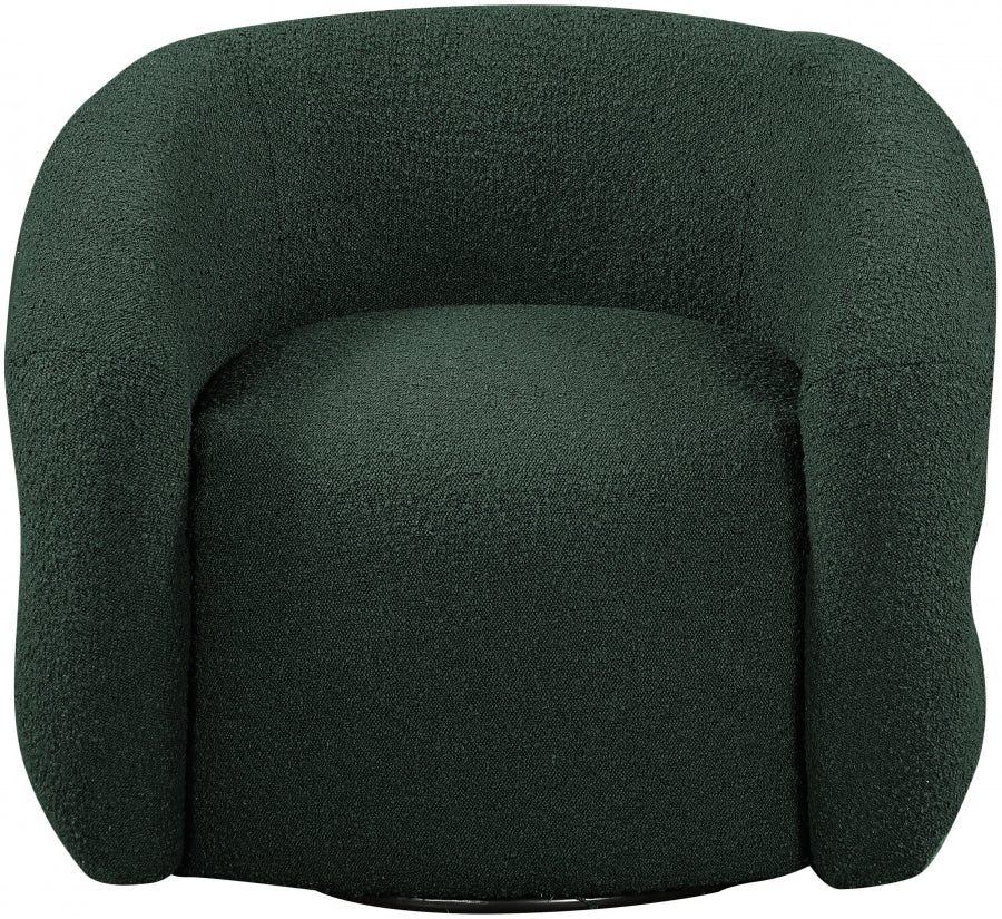 Roxbury Boucle Fabric Upholstered Swivel Accent Chair - Image 22